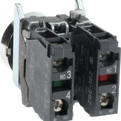 Push-Button Switch: 22 mm Mounting Hole Dia, Momentary (MO)