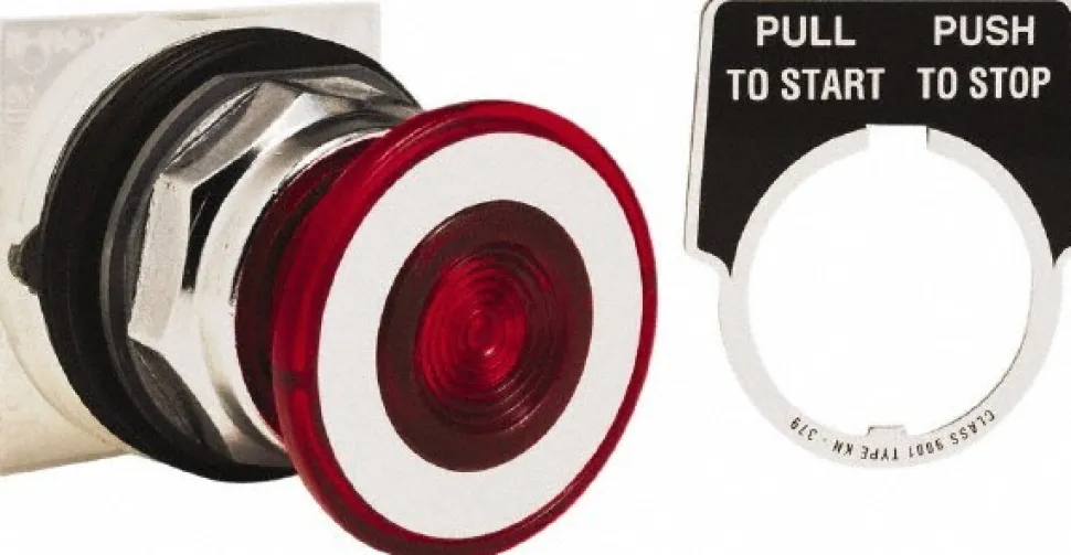 Push-Button Switch: 30 mm Mounting Hole Dia, Maintained (MA)