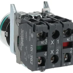 Push-Button Switch: 22 mm Mounting Hole Dia, Momentary (MO)