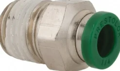 Push-to-Connect Push-to-Connect x Male NPTF Fitting: Connector, 1/4 Thread, NPTF, 1/4" OD