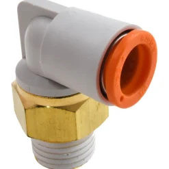 Push-to-Connect Push-to-Connect Fitting: Elbow, NPT, 3/8" OD