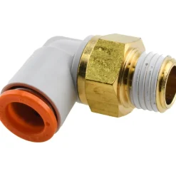 Push-to-Connect Push-to-Connect Fitting: Elbow, NPT, 3/8