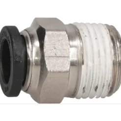 Push-to-Connect Push-to-Connect x Male NPTF Fitting: Connector, 3/8 Thread, NPTF, 3/8
