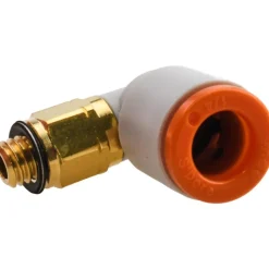 Push-to-Connect Push-to-Connect Fitting: Elbow, #10-32 Thread, UNF, 1/4