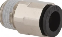 Push-to-Connect Tube x MNPT Fitting: Connector, NPT, 1/4" OD