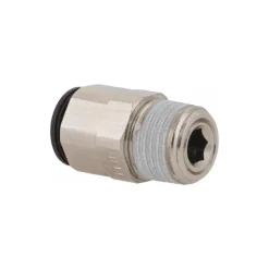 Push-to-Connect Tube x MNPT Fitting: Connector, NPT, 1/4" OD