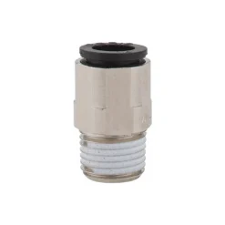 Push-to-Connect Tube x MNPT Fitting: Connector, NPT, 1/4