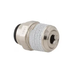 Push-to-Connect Tube x MNPT Fitting: Connector, NPT, 1/4" OD