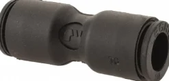 Push-to-Connect Tube x Tube Fitting: Union, 1/4" OD