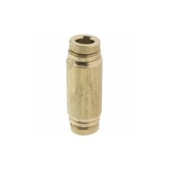 Push-to-Connect Tube x Tube Fitting: Union, 1/4" OD
