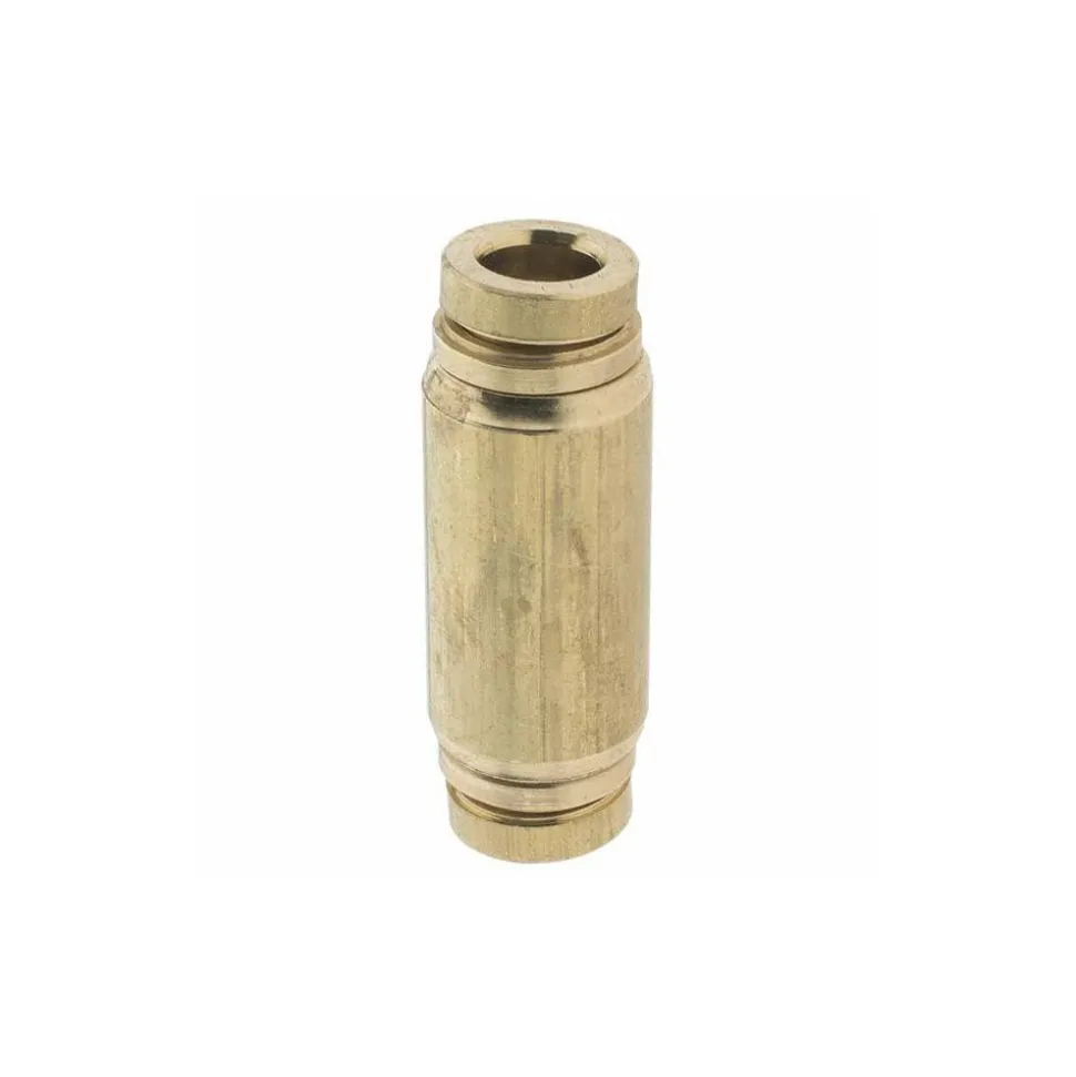 Push-to-Connect Tube x Tube Fitting: Union, 1/4" OD
