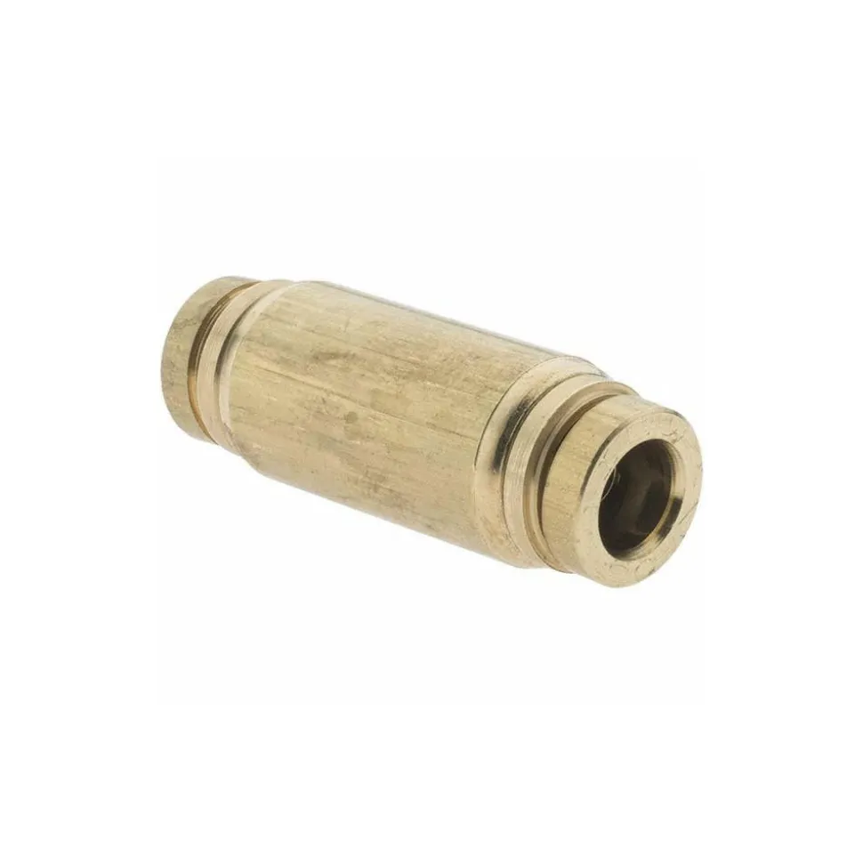 Push-to-Connect Tube x Tube Fitting: Union, 1/4" OD