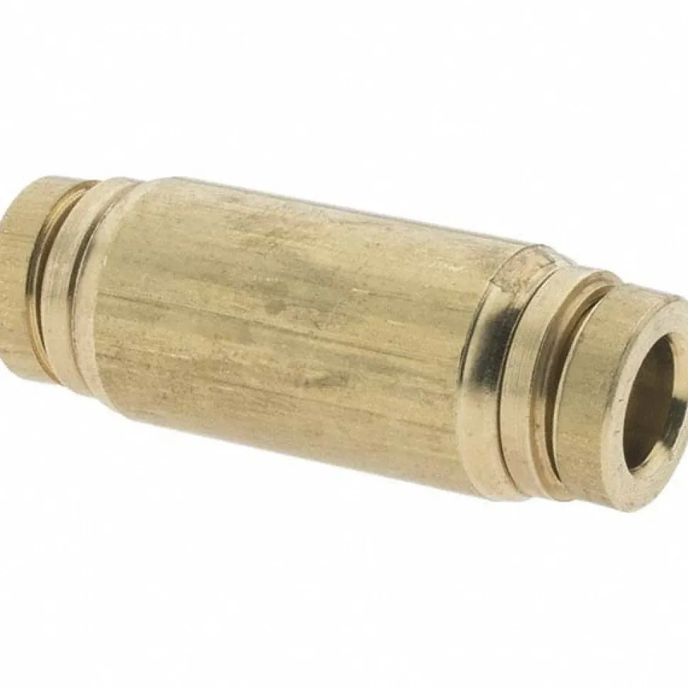 Push-to-Connect Tube x Tube Fitting: Union, 1/4" OD
