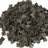 Pyramid Tumbling Media: Plastic Carrier, Aluminum Oxide Abrasive, 1/4" Long, 1/4" High
