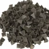 Pyramid Tumbling Media: Plastic Carrier, Aluminum Oxide Abrasive, 1/4" Long, 1/4" High