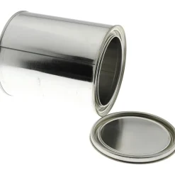 1 qt Round Tin Can with Lid