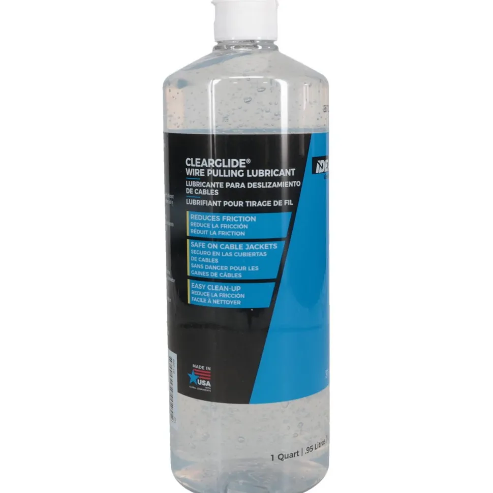 1 Quart Squeeze Bottle, Clear Wire Pulling Lubricant Gel