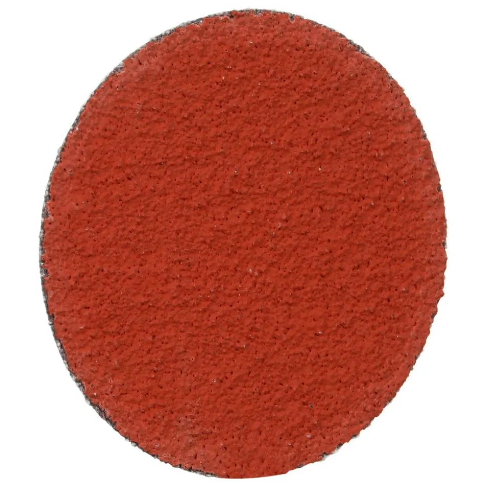 Quick-Change Disc: Roloc TR, 2" Dia, 60 Grit, Ceramic Alumina, Coated