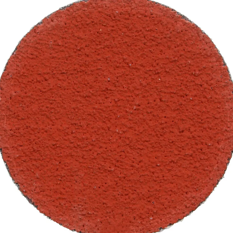 Quick-Change Disc: Roloc TR, 2" Dia, 120 Grit, Ceramic Alumina, Coated