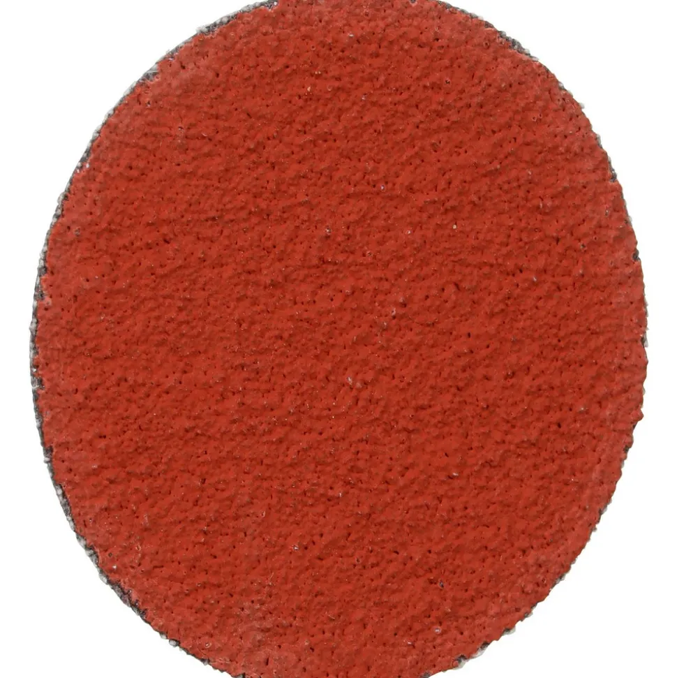 Quick-Change Disc: Roloc TR, 2" Dia, 120 Grit, Ceramic Alumina, Coated