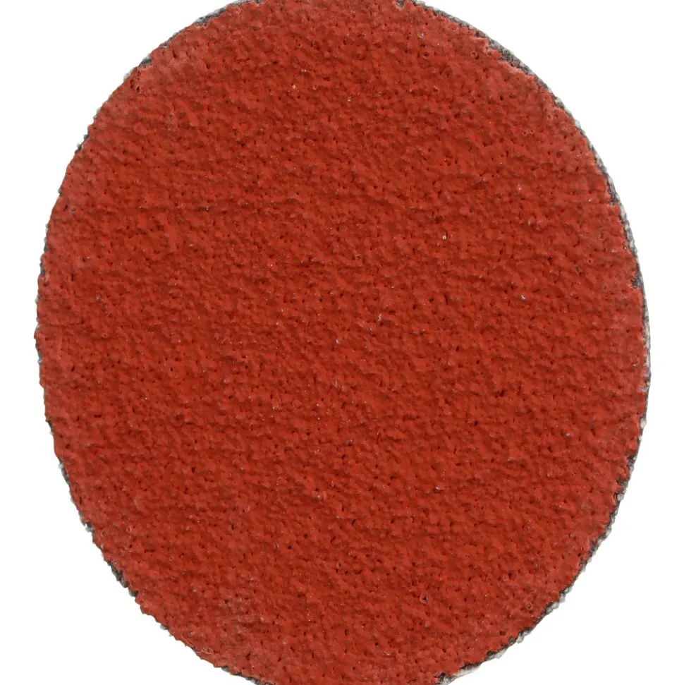 Quick-Change Disc: Roloc TR, 2" Dia, 120 Grit, Ceramic Alumina, Coated