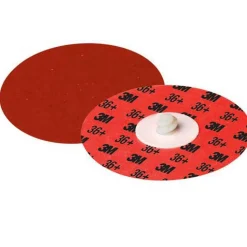 Quick-Change Disc: Roloc TR, 2" Dia, 36 Grit, Premium Ceramic Alumina, Coated
