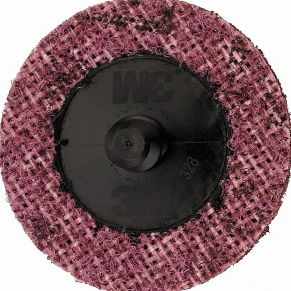 Quick-Change Disc: Roloc TR, 2" Dia, Aluminum Oxide, Non-Woven
