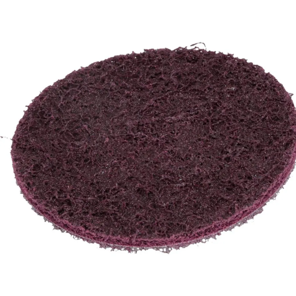 Quick-Change Disc: Type R, 3" Dia, Aluminum Oxide, Non-Woven