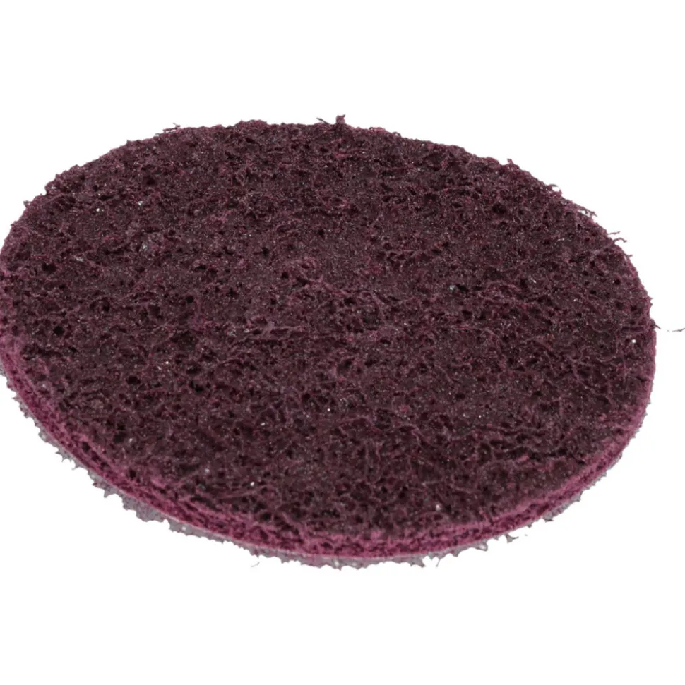 Quick-Change Disc: Type R, 3" Dia, Aluminum Oxide, Non-Woven