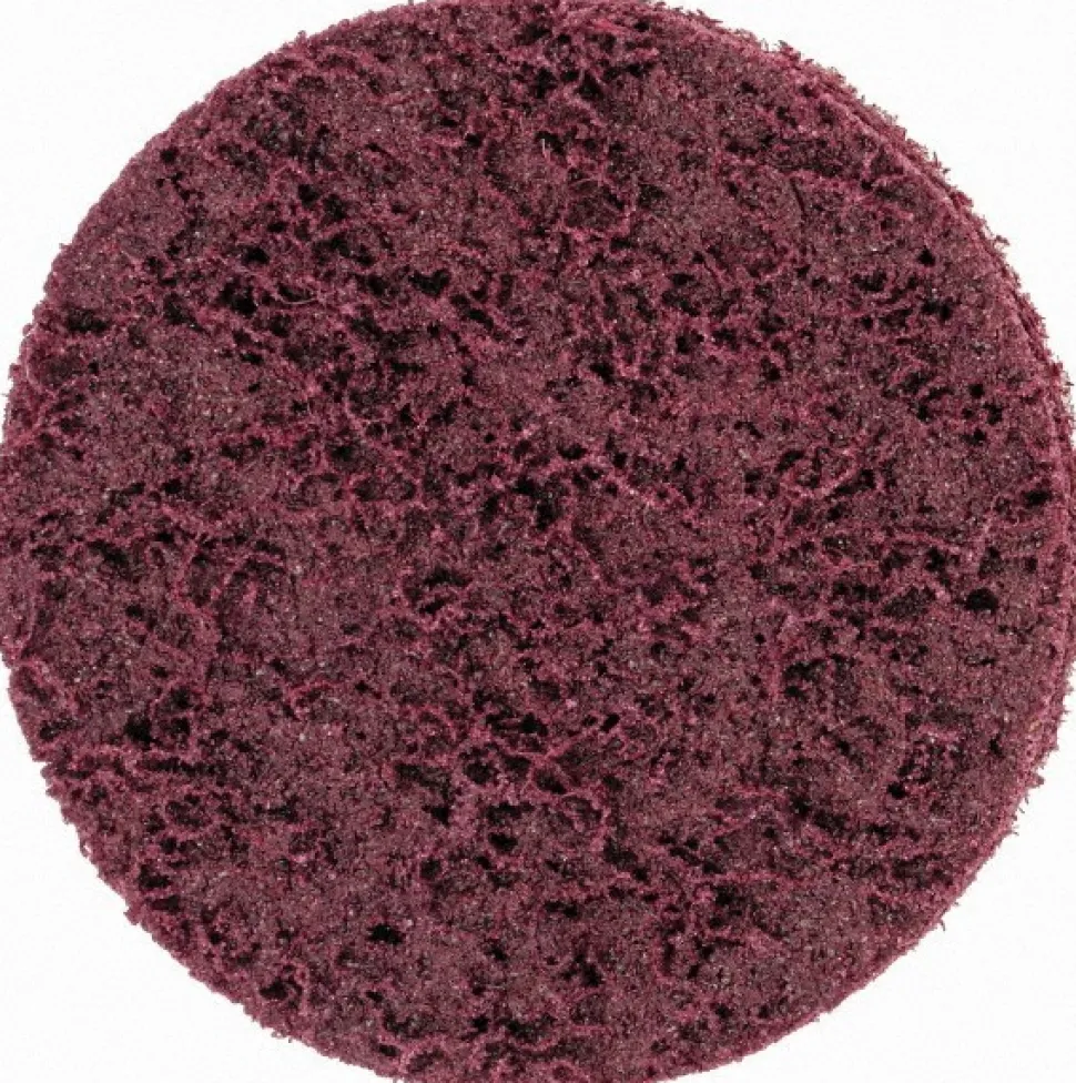 Quick-Change Disc: Type R, 2" Dia, Aluminum Oxide, Non-Woven