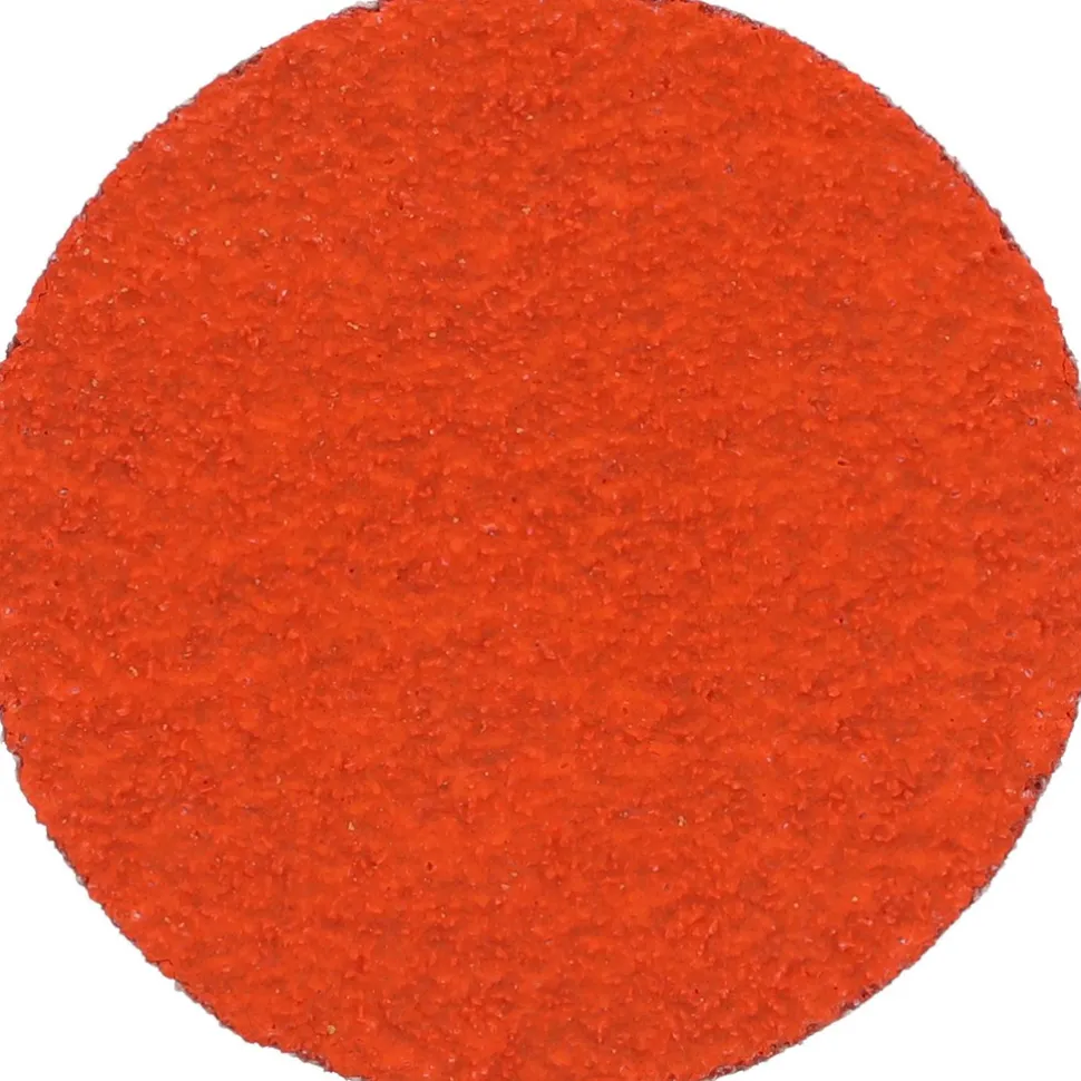 Quick-Change Disc: Type R, 2" Dia, 60 Grit, Premium Ceramic Alumina, Coated