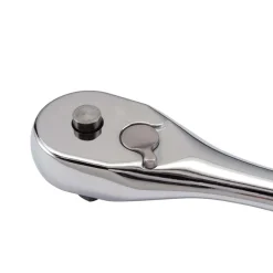 Quick-Release Ratchet: 3/8" Drive, Pear Head