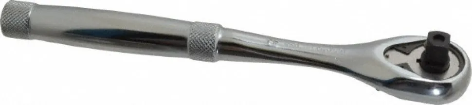 Quick-Release Ratchet: 3/8" Drive, Pear Head