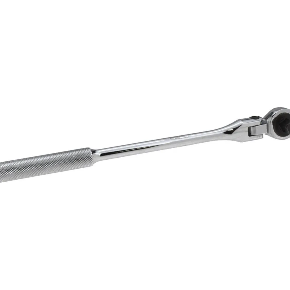 Quick-Release Ratchet: 3/8" Drive, Round Head