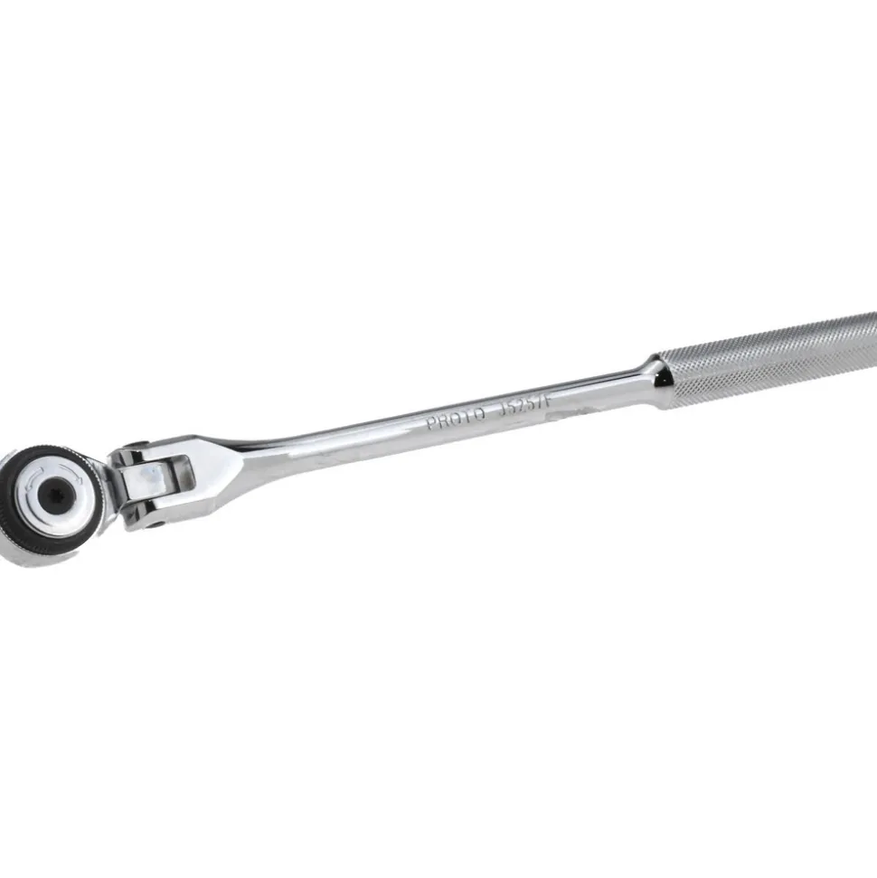Quick-Release Ratchet: 3/8" Drive, Round Head