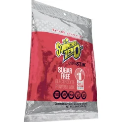Qwik Stik Sports Drink: 0.11 oz Packet, Fruit Punch, Sugar Free, Powder, Yields 20.00 oz