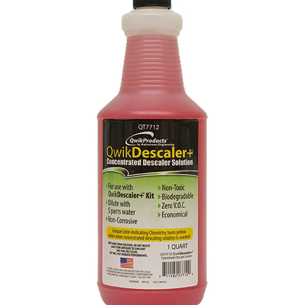 QwikDescaler+ Concentrated Descaler Solution: Calcium, Lime, Rust & Scale Remover