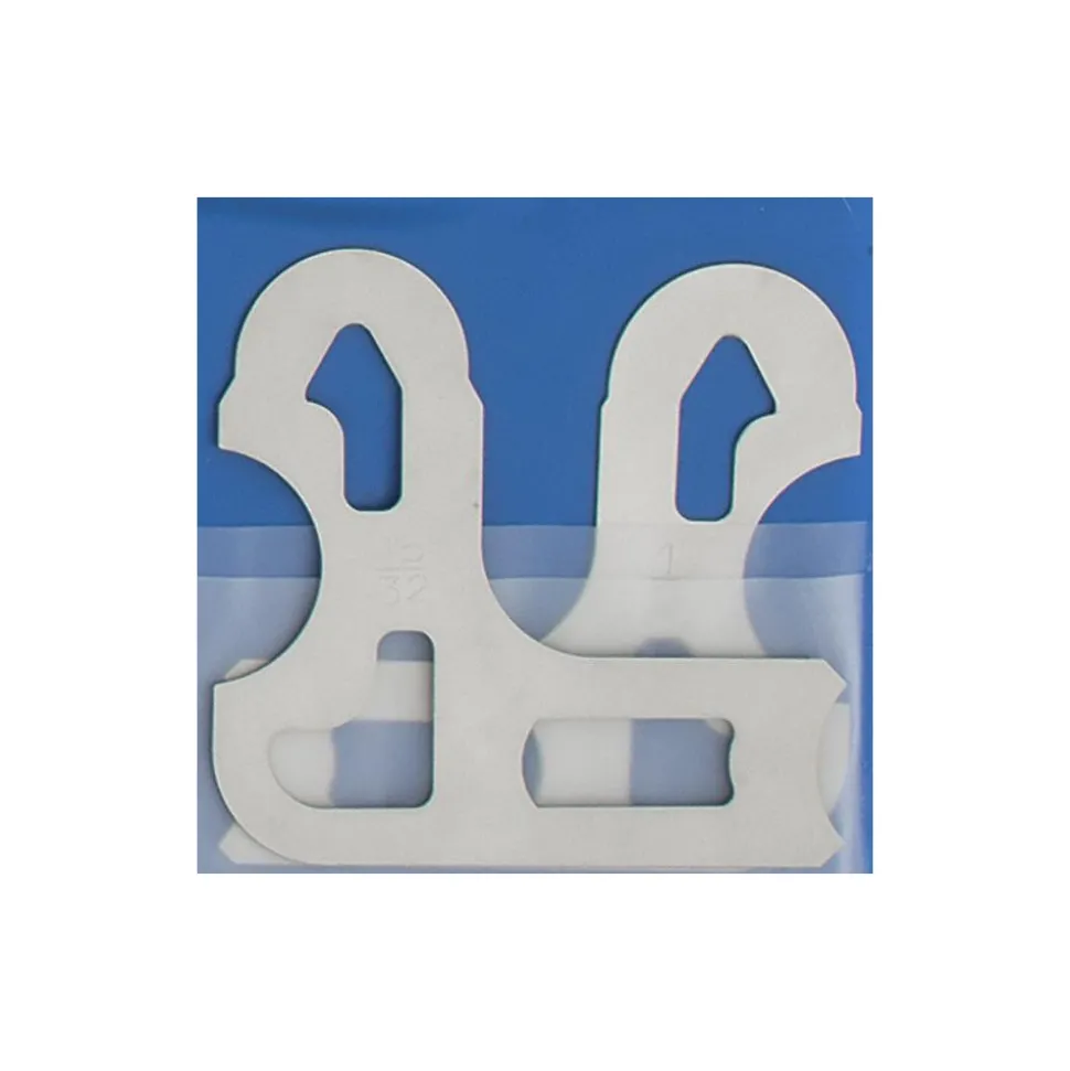 Radius Gage Set: Steel, 1/64 to 1/2" Radius, 25 pc