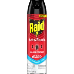 Raid Ant and Roach Killer Insecticide Aerosol Spray, Outdoor Fresh Scent, 17.5 oz