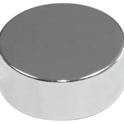 Rare Earth Disc & Cylinder Magnets; Rare Earth Metal Type: Rare Earth; Dia (Inch): 0.750; Overall Height: 0.375 in; Height (Inch): 0.375 in; Maximum Pull Force: 29.7 lb; Maximum Operating Temperature: 180 degF; Finish: Nickel Plated; Grade: N52; Height (Decimal Inch): 0.375 in