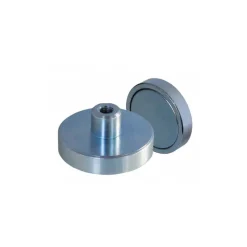 Rare Earth Pot Magnets; Rare Earth Metal Type: Neodymium Rare Earth; Dia (Inch): 5/8; Average Pull Force: 20.9 lb; Height (Inch): 5/8; Thread Size: M4; Maximum Pull Force: 20.9 kg; 9.5 lb; Maximum Operating Temperature: 80 degC; 176 degF; Finish: Zinc-Plated; Overall Thickness: 0.177 in; 4.5 mm