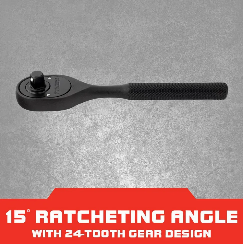 Ratchet: 3/8" Drive, Pear Head