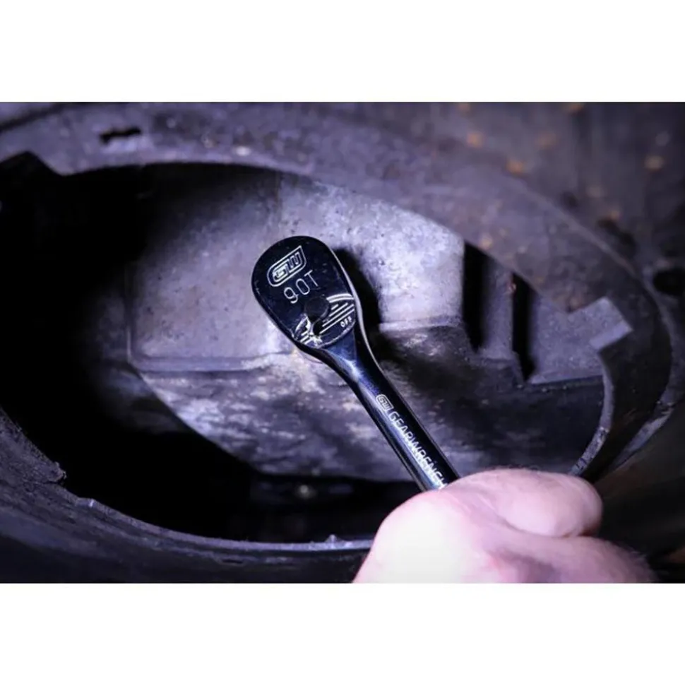 Ratchet: 3/8" Drive, Pear Head