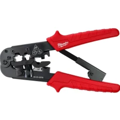 Ratcheting Modular Crimper & Stripper, Straight Handle