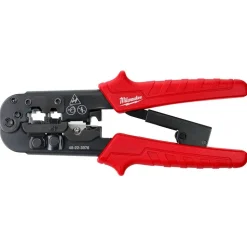 Ratcheting Modular Crimper & Stripper, Straight Handle