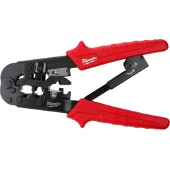 Ratcheting Modular Crimper & Stripper, Straight Handle