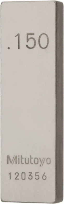 Rectangle Steel Gage Block: 0.15", Grade AS-1