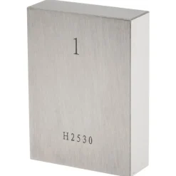 Rectangle Steel Gage Block: 1", Grade AS-1
