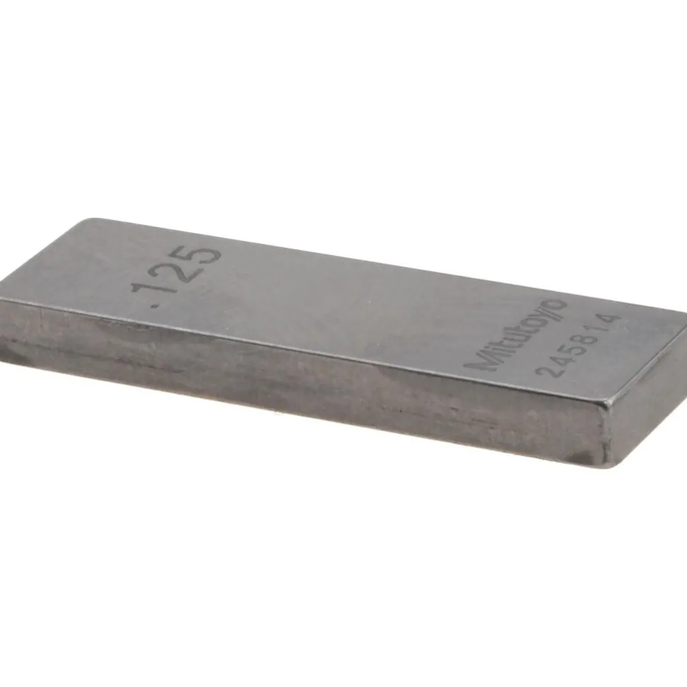 Rectangle Steel Gage Block: 0.125", Grade 0