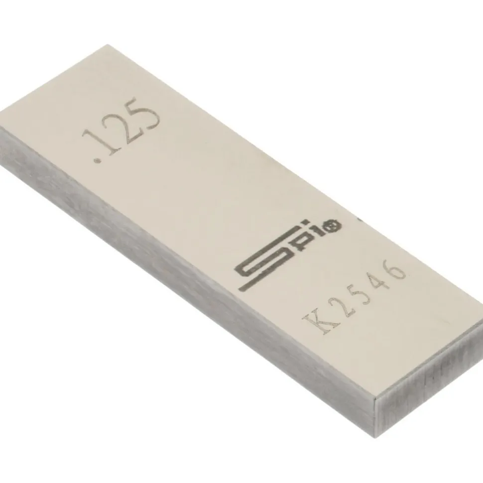 Rectangle Steel Gage Block: 0.125", Grade AS-1